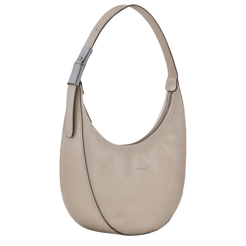 Longchamp Roseau Essential M Naisten Hobo Laukku Harmaat | 0274-JVRQU