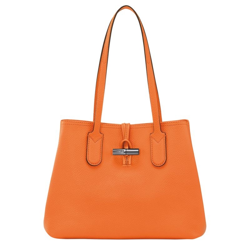 Longchamp Roseau Essential M Naisten Kangaskassit Oranssi | 6351-JNUIK