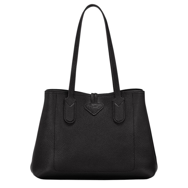 Longchamp Roseau Essential M Naisten Kangaskassit Mustat | 3816-APIQT