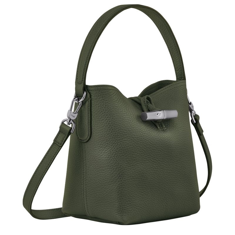 Longchamp Roseau Essential XS Naisten Bucket Laukut Khaki | 6985-AMHTO