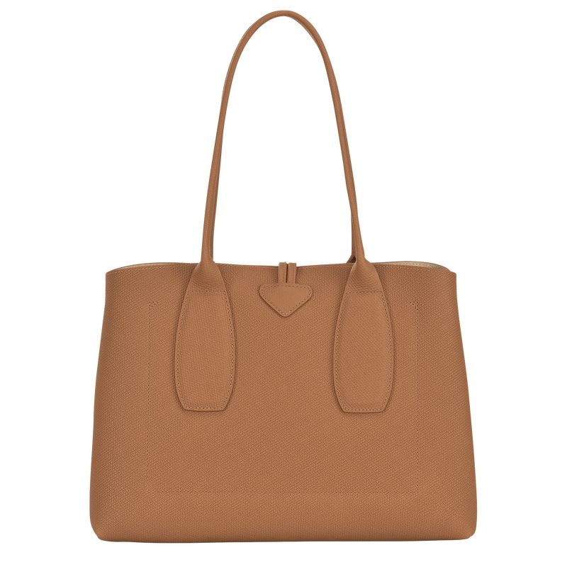 Longchamp Roseau L Naisten Kangaskassit Beige | 3158-JXFVL