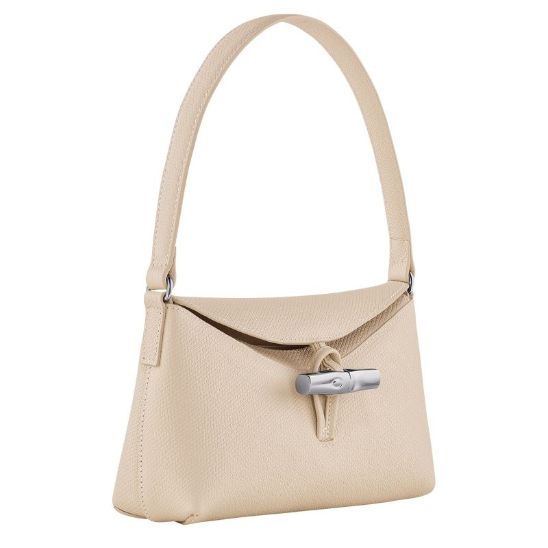 Longchamp Roseau S Naisten Hobo Laukku Valkoinen | 6412-VTIQJ