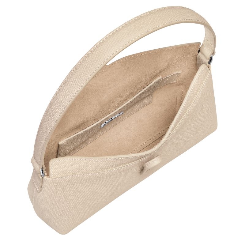 Longchamp Roseau S Naisten Hobo Laukku Valkoinen | 6412-VTIQJ