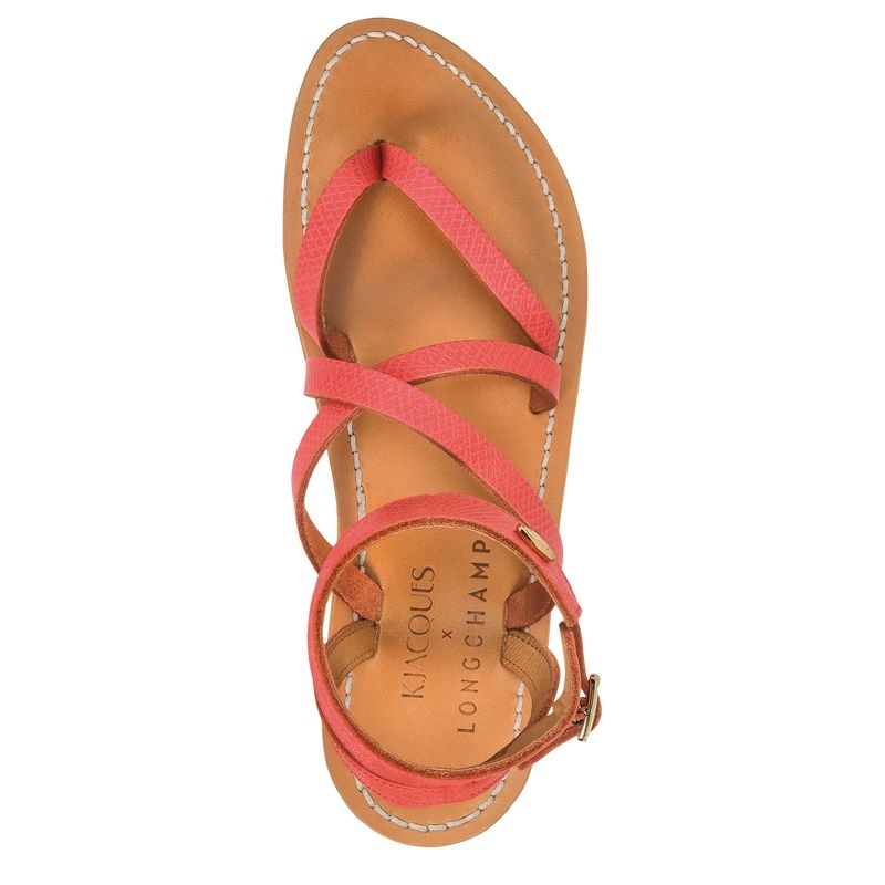 Longchamp x K.Jacques Sandals Naisten Sandaalit Pinkki | 8641-WUNCT