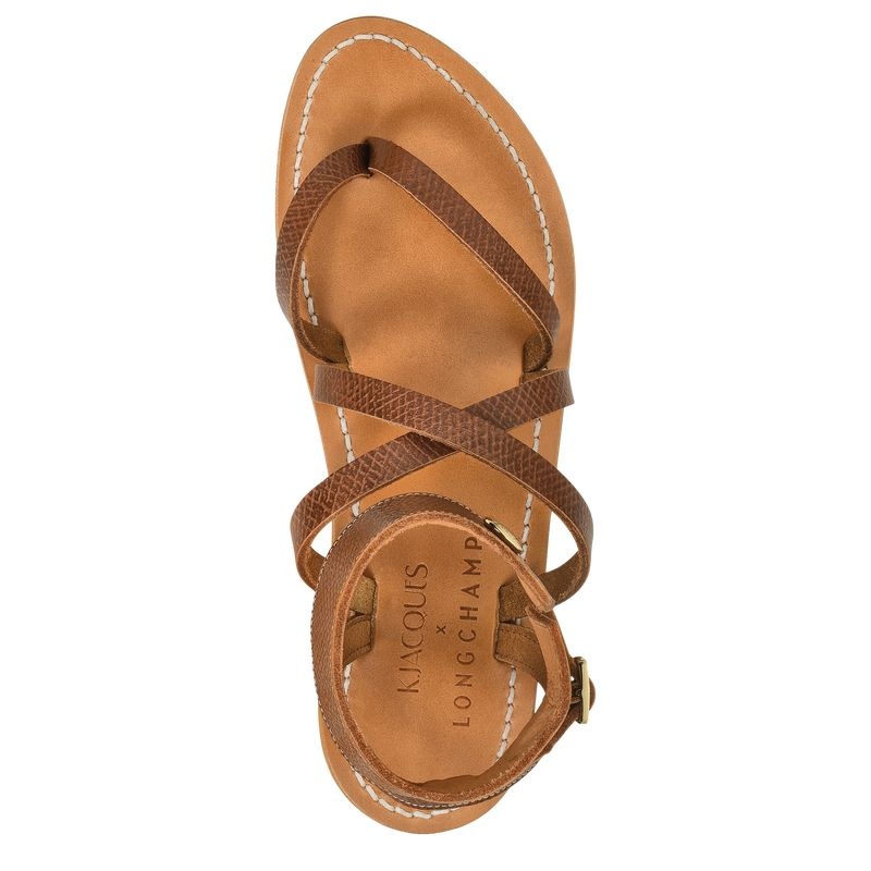 Longchamp x K.Jacques Sandals Naisten Sandaalit Ruskea | 1493-OZDBK