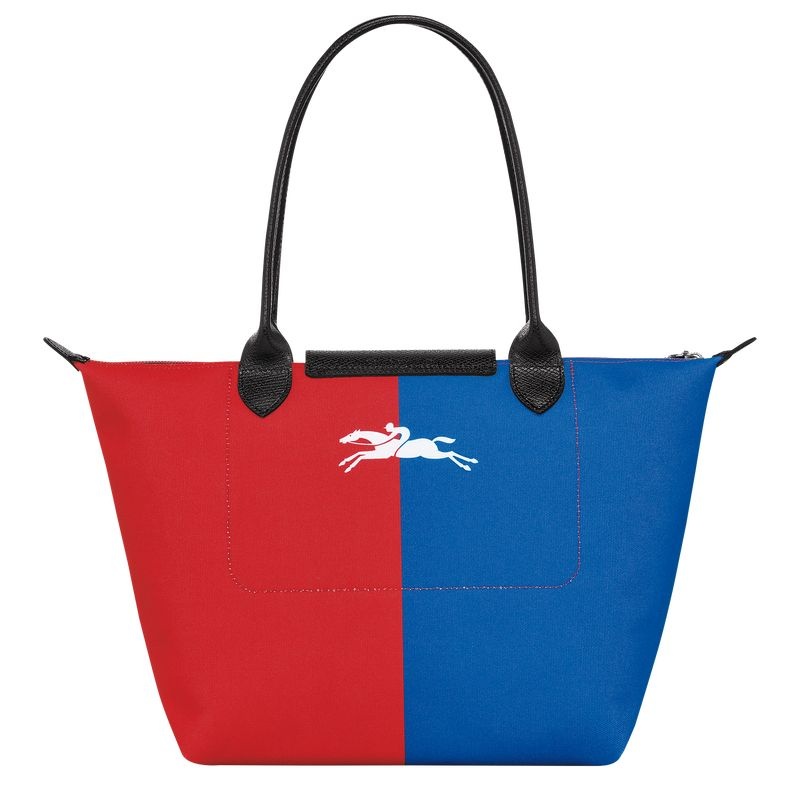 Longchamp x Robert Indiana M Naisten Kangaskassit Valkoinen | 5273-ZJFXM