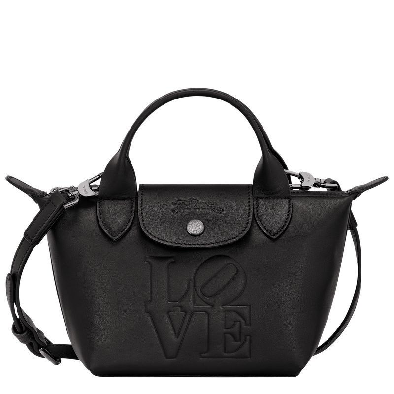 Longchamp x Robert Indiana XS Naisten Käsilaukku Mustat | 5724-CQTHO