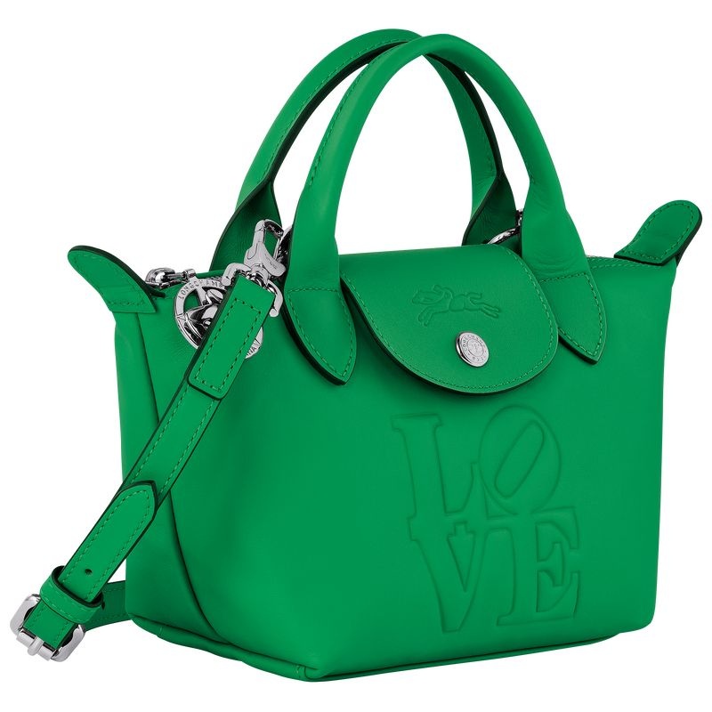 Longchamp x Robert Indiana XS Naisten Käsilaukku Vihreä | 1958-KBOMI