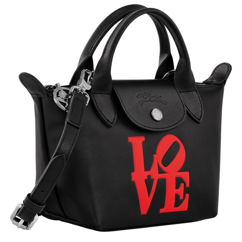 Longchamp x Robert Indiana XS Naisten Käsilaukku Mustat | 9317-HXIRP